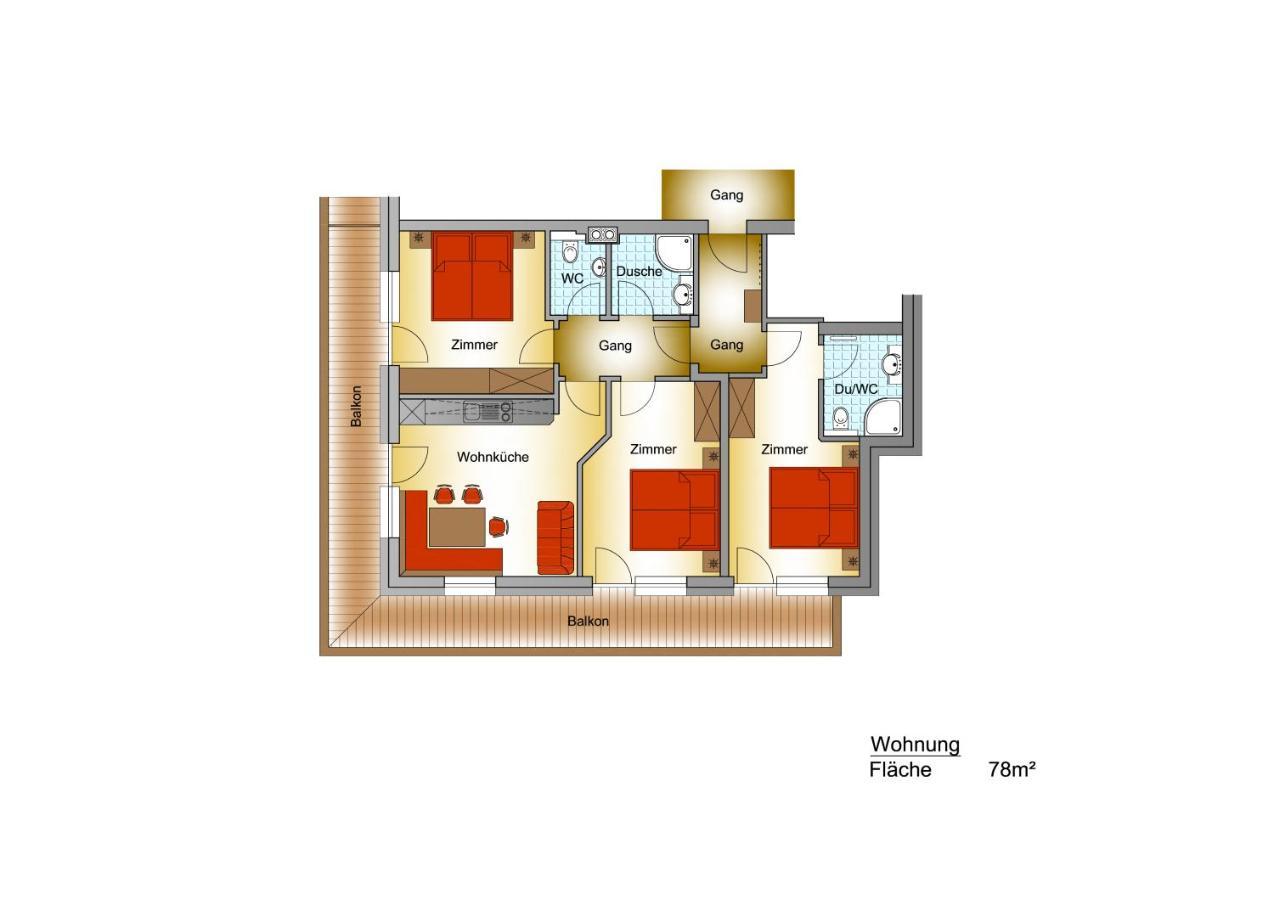 Apartament Apart Alpenland Mayrhofen Zewnętrze zdjęcie